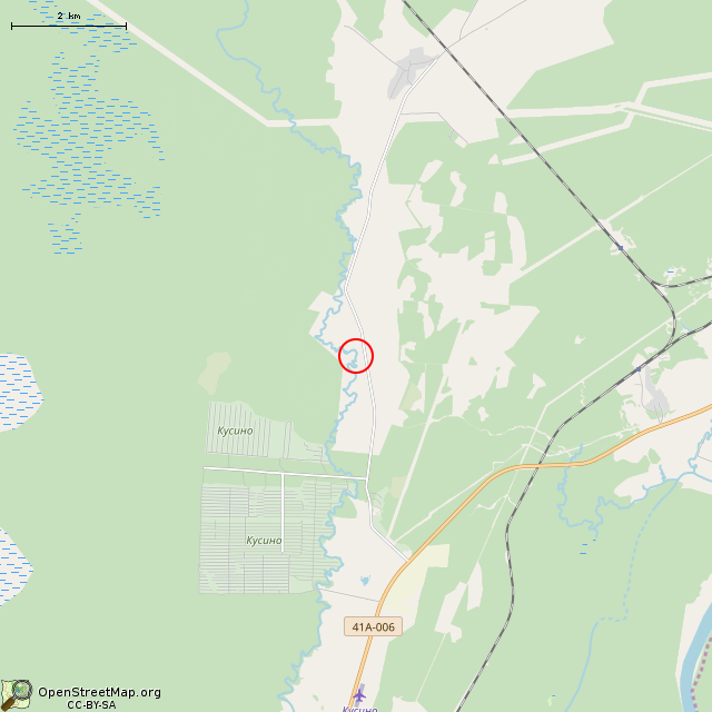 Карта где находится Артезианская скважина в мелком масштабе
