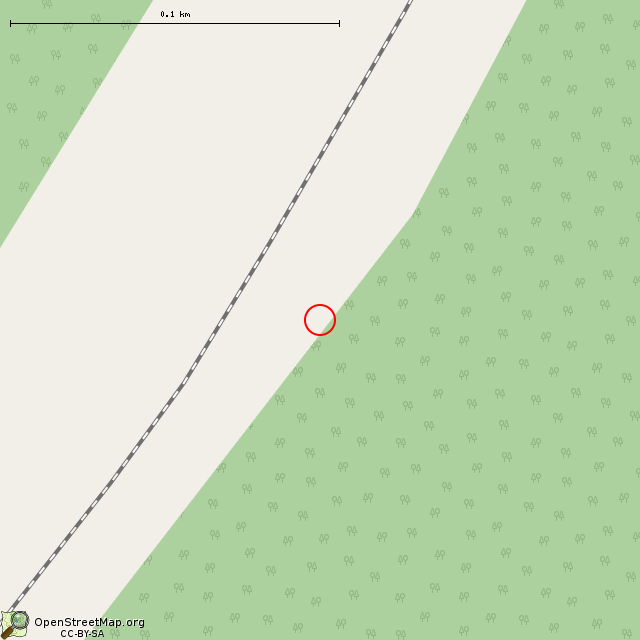 Карта где находится Немецкий ДОТ DV-1 в крупном масштабе