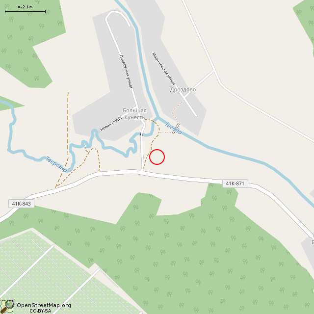 Карта где находится Немецкий дерево-бетонный НП DU-39 в среднем масштабе