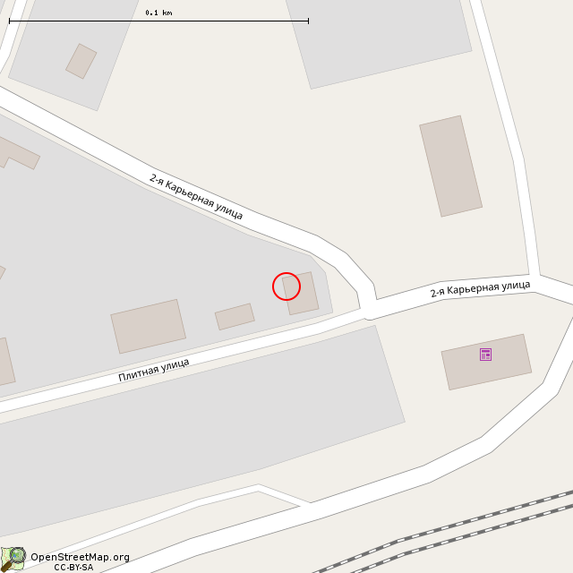 Карта где находится Заброшенный дом (Концы) в крупном масштабе