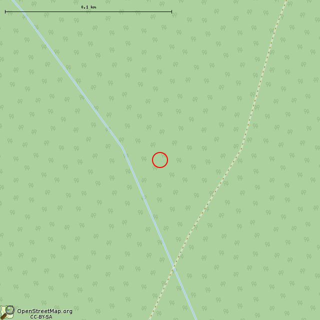 Карта где находится Место подрыва Лапина А.Ю. в крупном масштабе