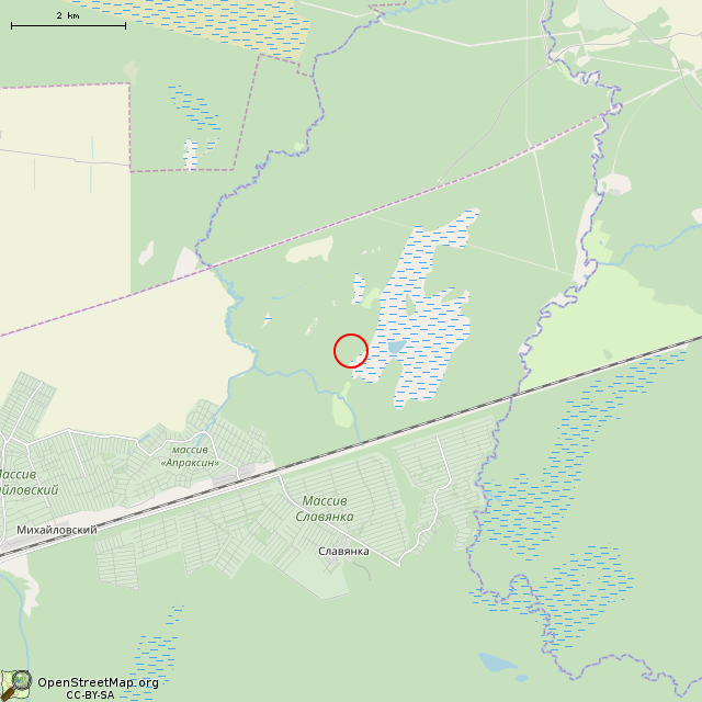 Карта где находится Место подрыва Лапина А.Ю. в мелком масштабе