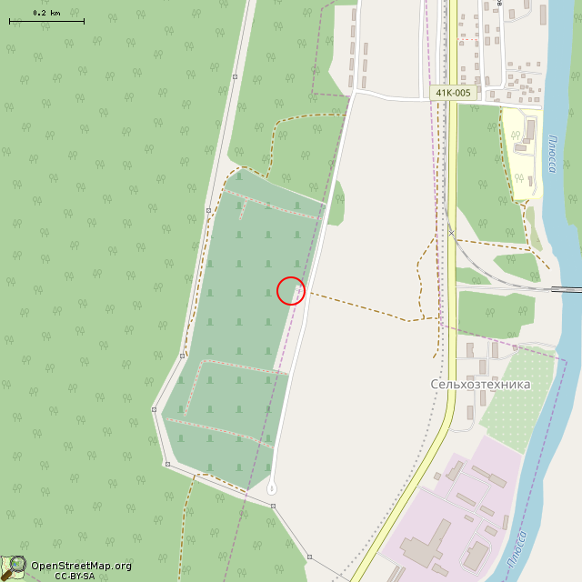 Карта где находится Ёмкости с водой в среднем масштабе