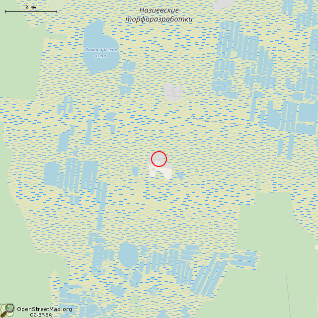 Карта где находится Здание бывшего детского сада (Рабочий посёлок № 5) в мелком масштабе
