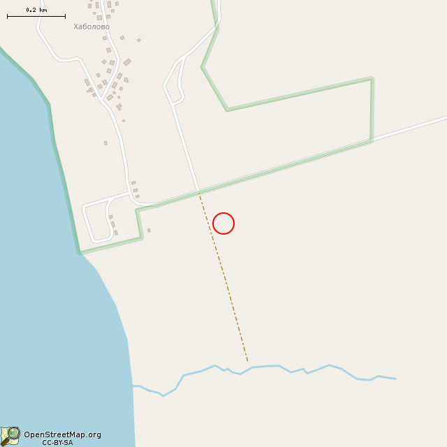 Карта где находится Заброшенная шахта или колодец в среднем масштабе