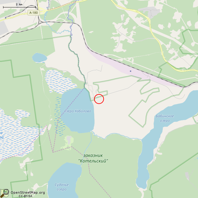 Карта где находится Заброшенная шахта или колодец в мелком масштабе