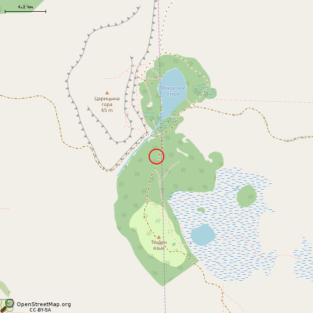 Карта где находится Площадка для дёрт-джампинга     | заброшенный, неиспользуемый объект в среднем масштабе