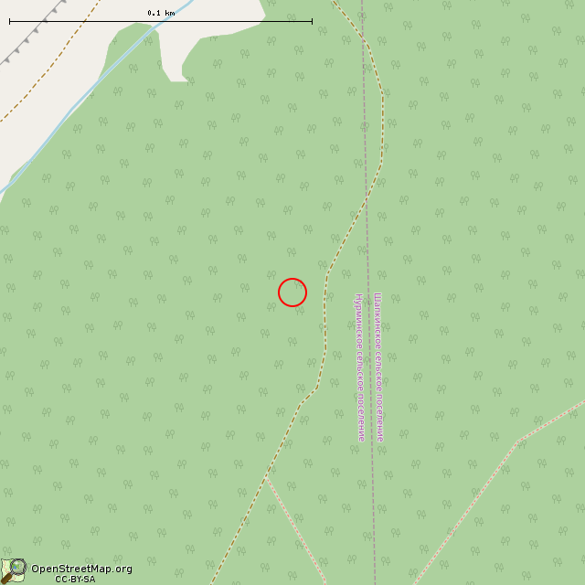 Карта где находится Площадка для дёрт-джампинга     | заброшенный, неиспользуемый объект в крупном масштабе