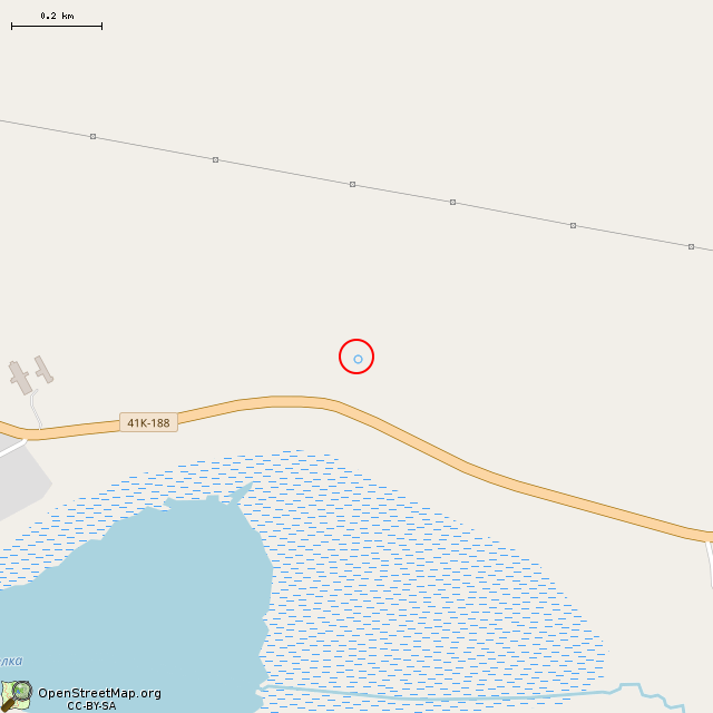 Карта где находится Святой источник в среднем масштабе