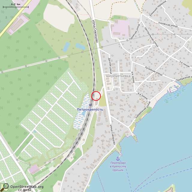 Карта где находится Паровоз-памятник Эм721-83 (Посёлок им. Морозова) в среднем масштабе