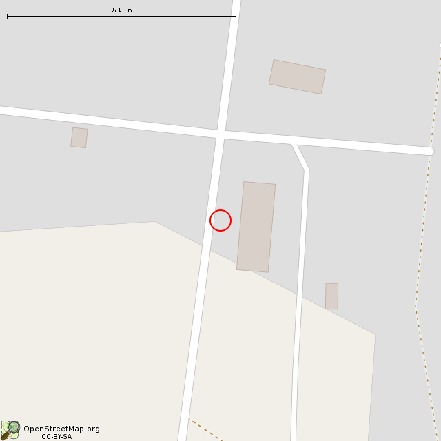 Карта где находится Заброшенный дом (Рабочий посёлок № 5) в крупном масштабе