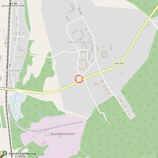 Карта где находится Бетонный столб Кавантсаари (Возрождение) в среднем масштабе