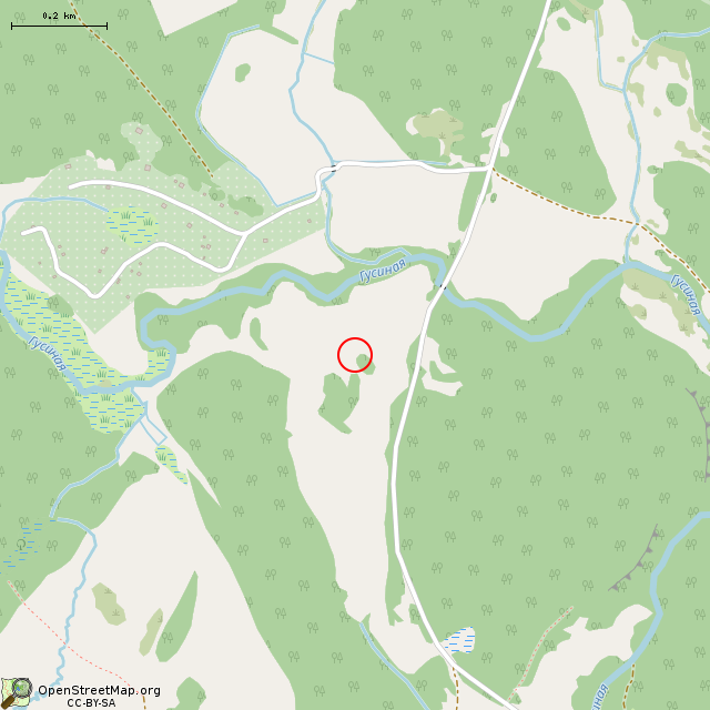 Карта где находится Бетонное кольцо в среднем масштабе