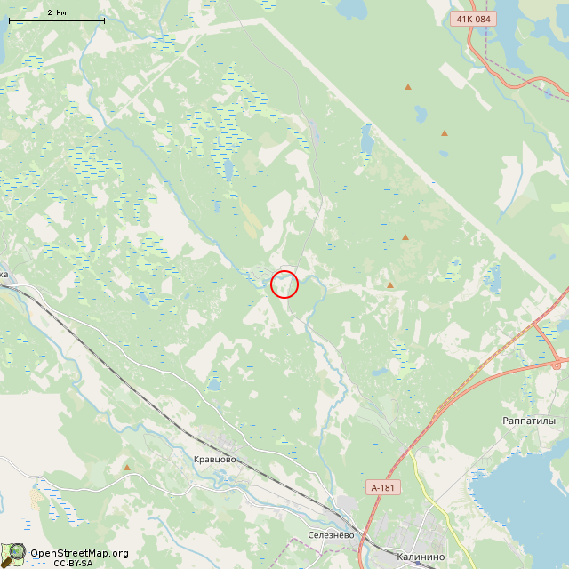 Карта где находится Бетонное кольцо в мелком масштабе