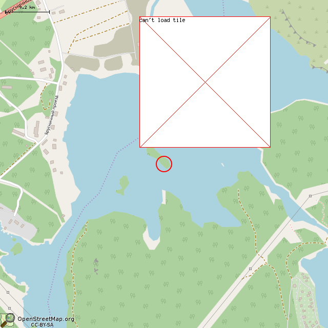 Карта где находится Памятный знак в честь генерала Теслева (Выборг) в среднем масштабе