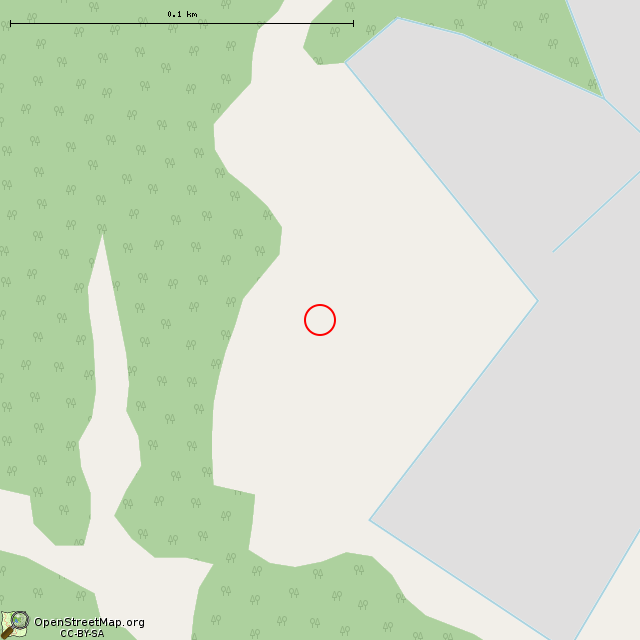 Карта где находится Развалины финского хутора (Matti Rakkolainen metso) в крупном масштабе