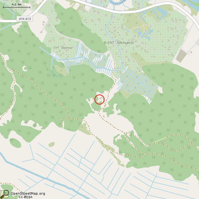 Карта где находится Сгоревшее здание в среднем масштабе