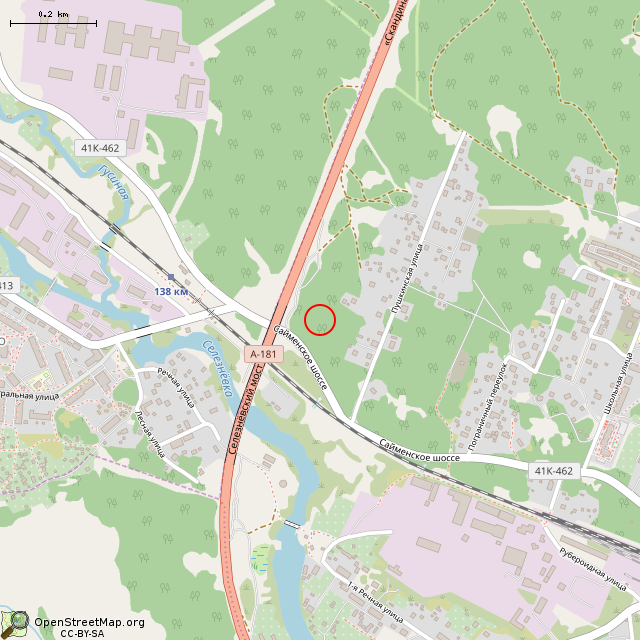 Карта где находится Недостроенное убежище (Выборг) в среднем масштабе