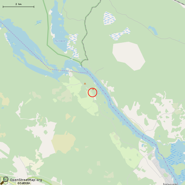 Карта где находится Братская могила советских воинов № 62 в мелком масштабе