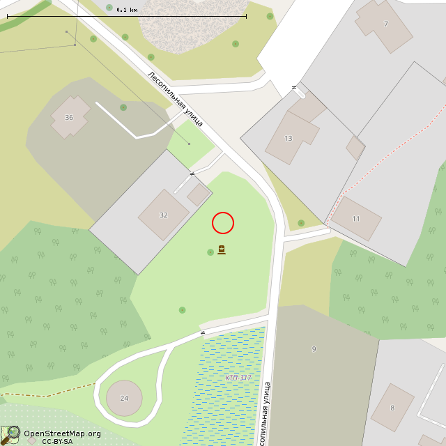 Карта где находится Стела (Выборг) в крупном масштабе