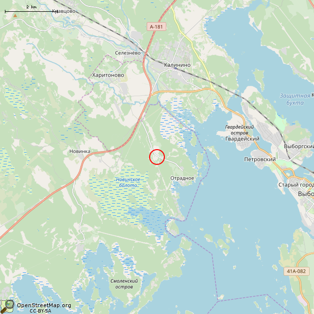 Карта где находится Огромный валун     | достопримечательность в мелком масштабе