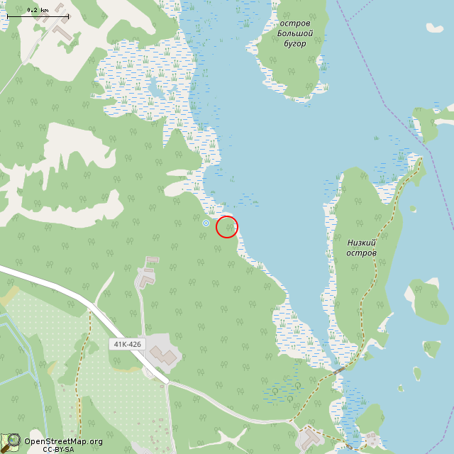 Карта где находится Родник в среднем масштабе