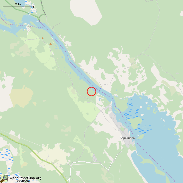 Карта где находится Памятник участникам боев за плацдарм на Вуоксе     | Вторая мировая война, памятник, монумент в мелком масштабе