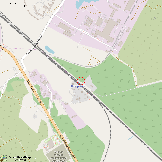 Карта где находится Мемориал памяти В.П. Лазарева (Выборг) в среднем масштабе