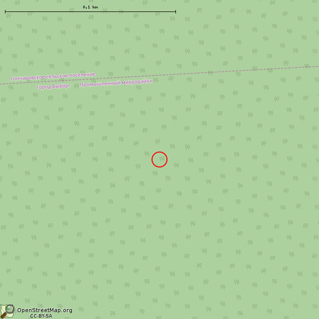 Карта где находится Бывшая платформа Кархусуо в крупном масштабе