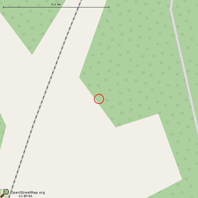 Карта где находится ДОТ в крупном масштабе