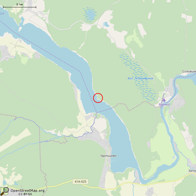 Карта где находится Артиллерийский форт Патониеми в мелком масштабе