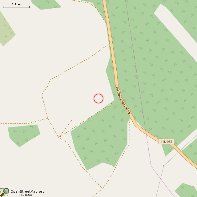 Карта где находится Памятные знаки на рубеже обороны в среднем масштабе