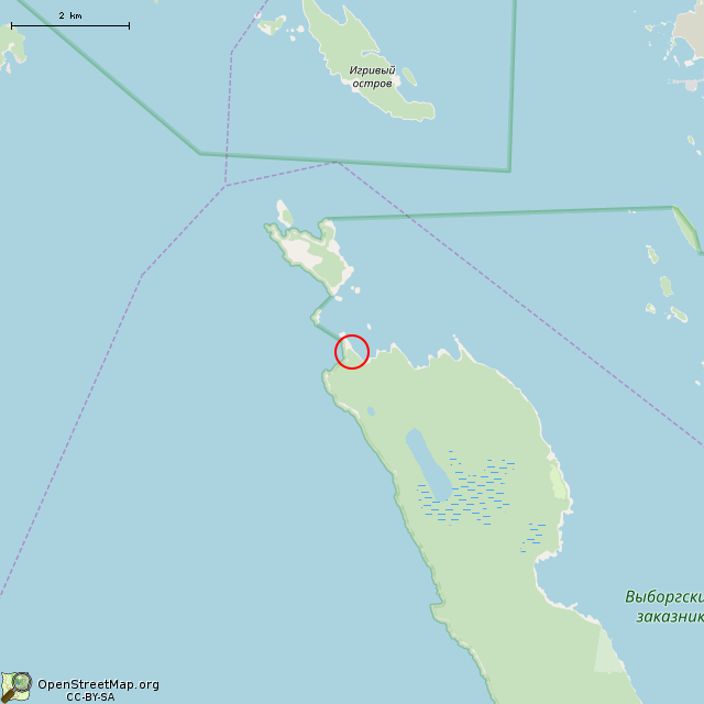 Карта где находится Развалины каменного дома в мелком масштабе