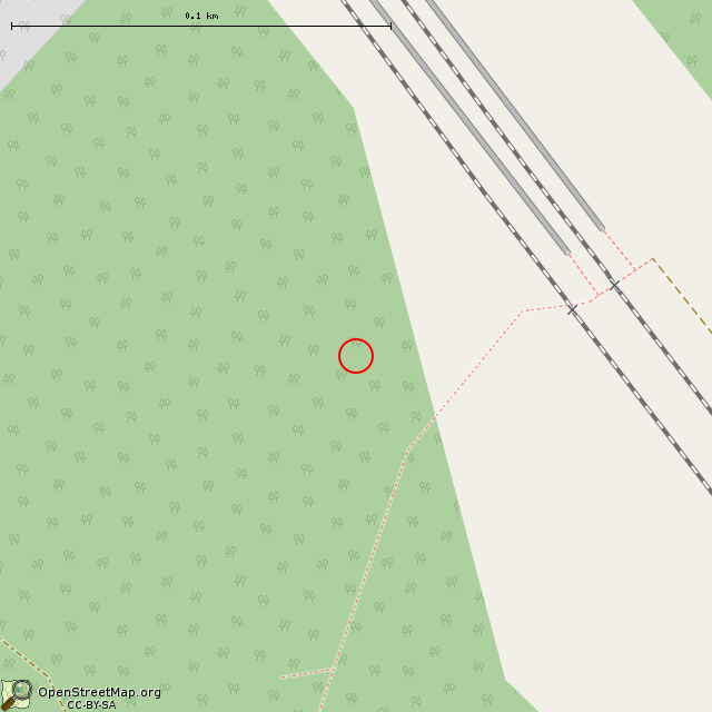 Карта где находится Артиллерийский дот в крупном масштабе
