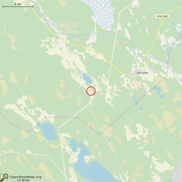 Карта где находится Сооружение Ко 13 линии Маннергейма в мелком масштабе