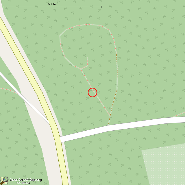 Карта где находится Взорванный АПК № 3 (восточный сектор) КаУР в крупном масштабе