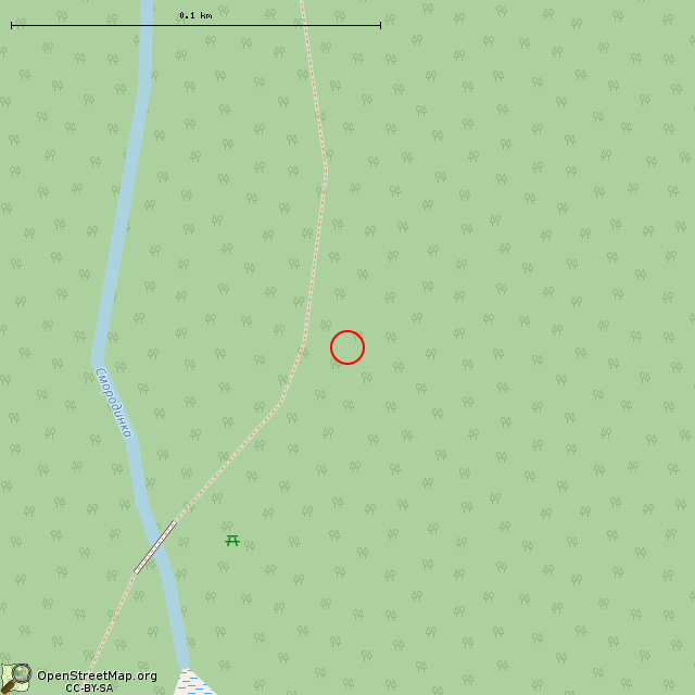 Карта где находится ДОТ в крупном масштабе