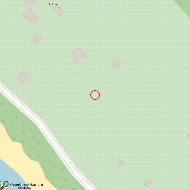 Карта где находится Дом необычной архитектуры (Вязы) в крупном масштабе