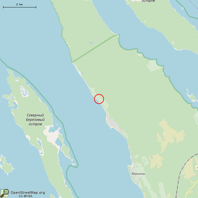 Карта где находится Дом необычной архитектуры (Вязы) в мелком масштабе