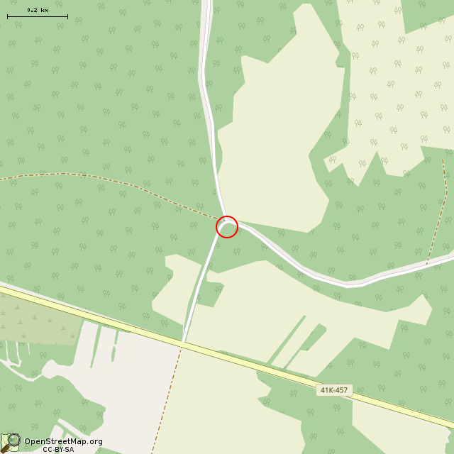 Карта где находится ДОТ в среднем масштабе