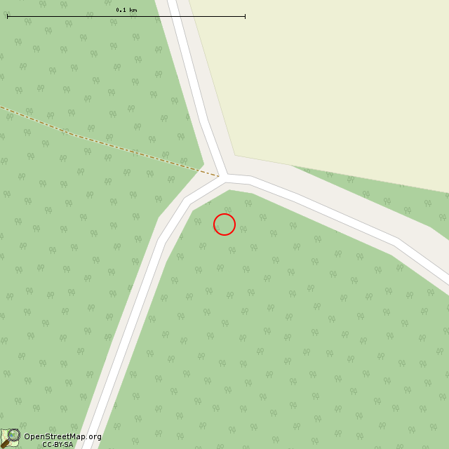 Карта где находится ДОТ в крупном масштабе