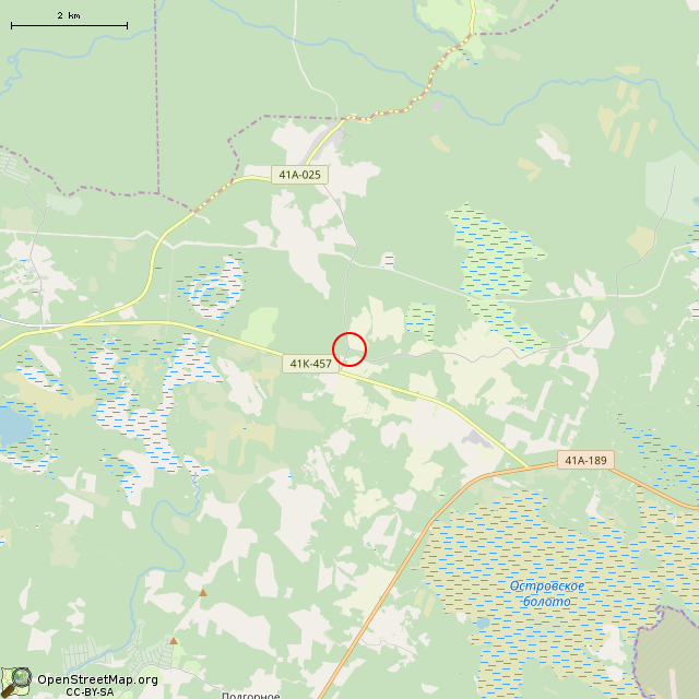 Карта где находится ДОТ в мелком масштабе