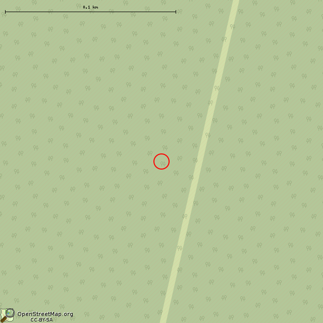 Карта где находится АПДОТ № 05 КаУР     | Вторая мировая война, долговременная огневая точка (дот) в крупном масштабе