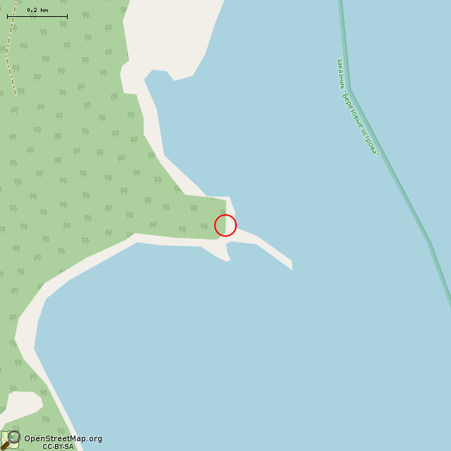 Карта где находится ДОТ в среднем масштабе