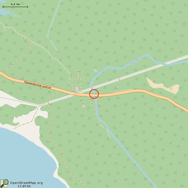 Карта где находится Славушкин родник в среднем масштабе