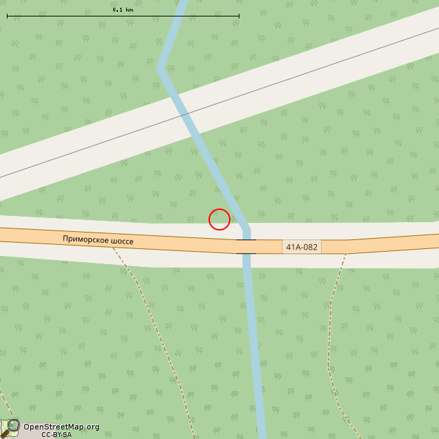 Карта где находится Славушкин родник в крупном масштабе