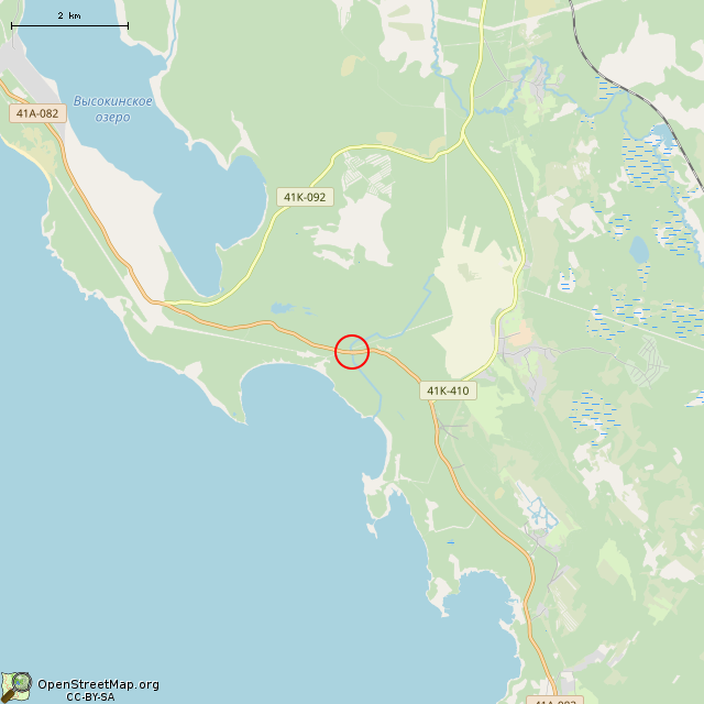 Карта где находится Славушкин родник в мелком масштабе