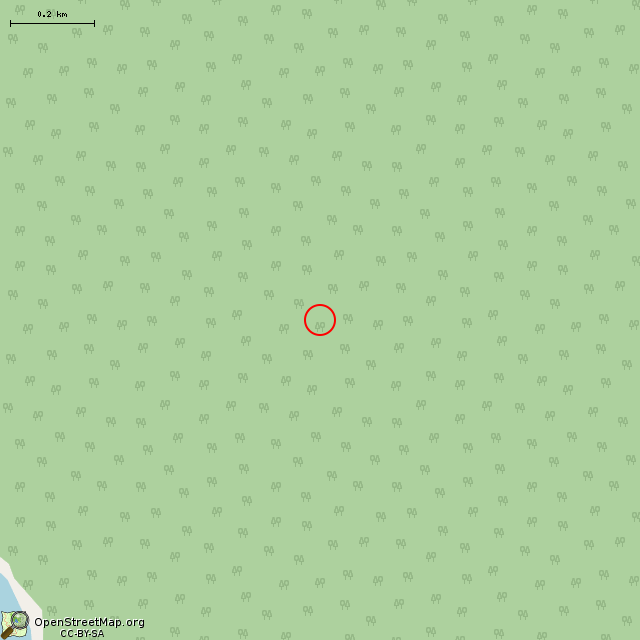 Карта где находится Остатки железобетонного финского склада в среднем масштабе