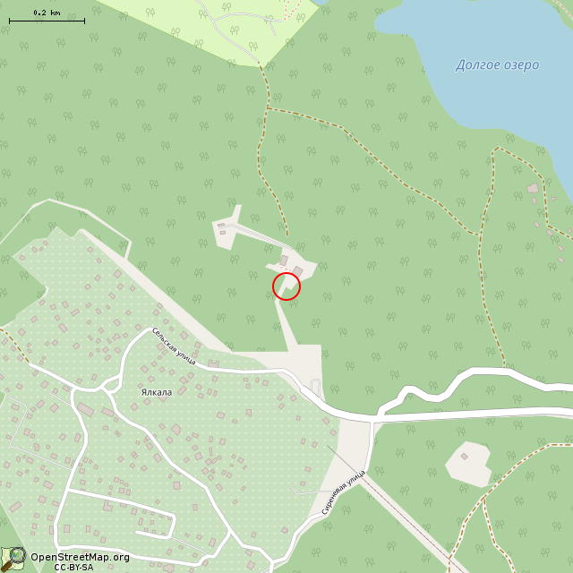 Карта где находится Памятник В.И. Ленину в среднем масштабе