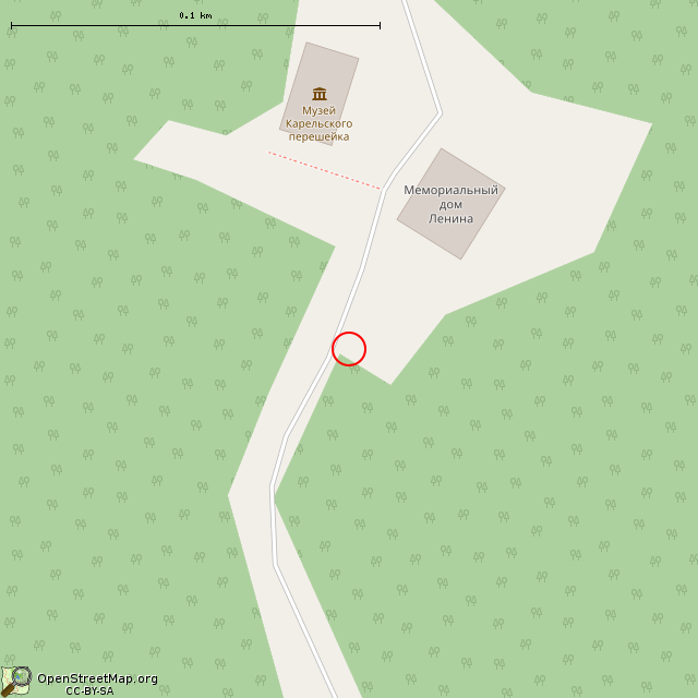 Карта где находится Памятник В.И. Ленину в крупном масштабе